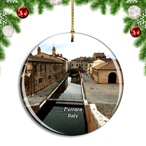 Italy Ferrara Comacchio Christmas Ornament