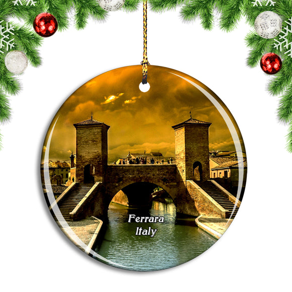 Italy Ferrara Comacchio Christmas Ornament