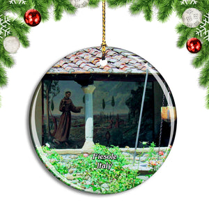 Italy Fiesole Convento di San Francesco Christmas Ornament