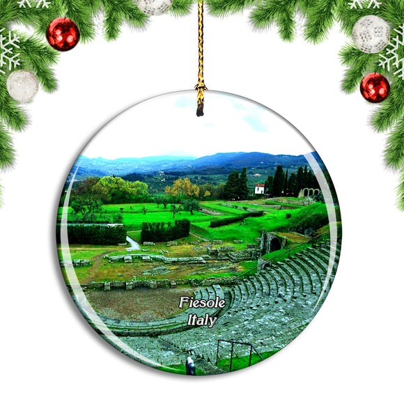 Italy Fiesole Musei Christmas Ornament