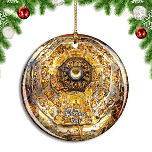 Italy Florence Cathedral Of Santa Maria Del Fiore Christmas Ornament