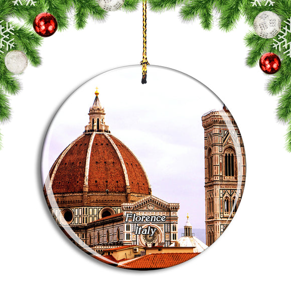 Italy Florence Duomo Cathedral Christmas Ornament