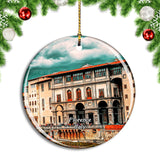 Italy Florence Ponte Vecchio Christmas Ornament