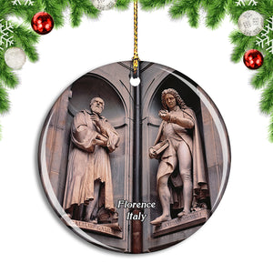 Italy Florence Sculpture Christmas Ornament