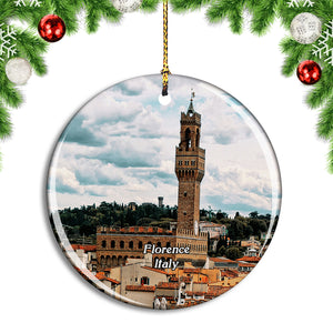 Italy Florence Tuscany Christmas Ornament