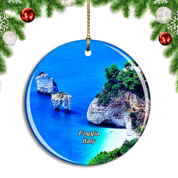 Italy Foggia Parco Nazionale del Gargano Christmas Ornament