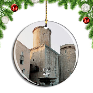 Italy Fondi Castello Baronale Christmas Ornament