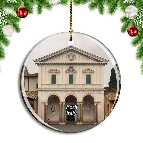 Italy Fondi Via Appia Antica Christmas Ornament