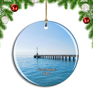 Italy Fort marmi Christmas Ornament