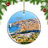 Croatia Dubrovnik City Walls Christmas Ornament