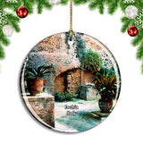 Italy Ischia Castello Aragonese Christmas Ornament