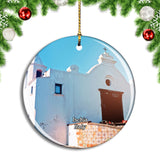 Italy Ischia Navigator Church Christmas Ornament