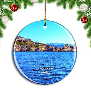 Italy La Spezia Sea Christmas Ornament