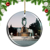 Italy L'Aquila City Christmas Ornament