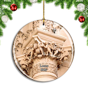 Italy Lecce sculpture Christmas Ornament