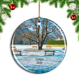 Italy Lecco Park Christmas Ornament