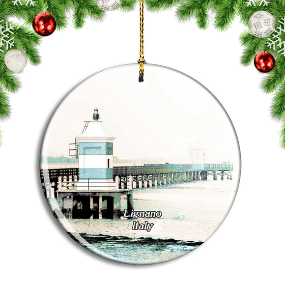 Italy Lignano Sabbiadoro Christmas Ornament