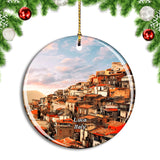 Italy Luca Cityscape Borgo Christmas Ornament