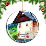 Italy Maddalena House Christmas Ornament