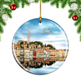 Croatia Old Town Rovinj Christmas Ornament