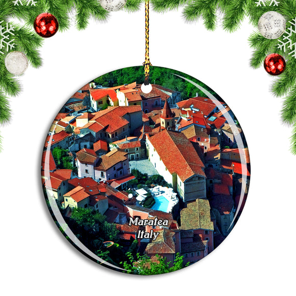 Italy Maratea Basilicata Christmas Ornament