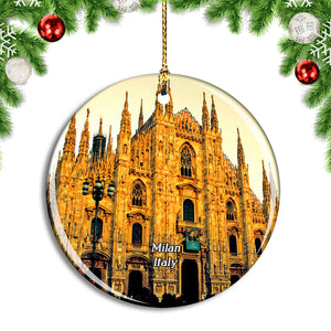 Italy Milan Duomo Monument Christmas Ornament