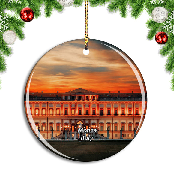 Italy Monza Park Christmas Ornament