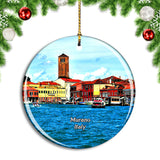 Italy Murano City Venice Christmas Ornament