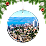 Croatia Rijeka Christmas Ornament