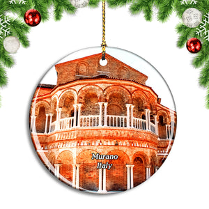 Italy Murano Island Christmas Ornament