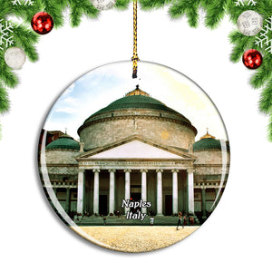 Italy Naples Church Christmas Ornament