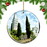 Croatia Saint Euphemia Cathedral Rovinj Christmas Ornament