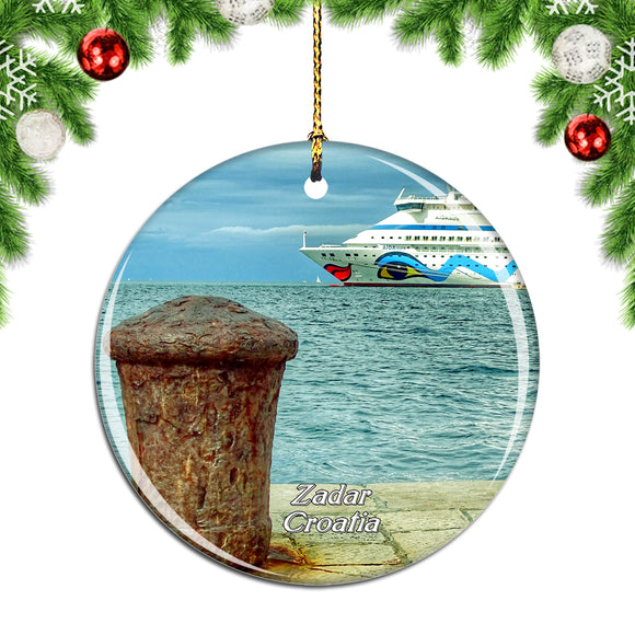 Croatia Sea Organ Zadar Christmas Ornament