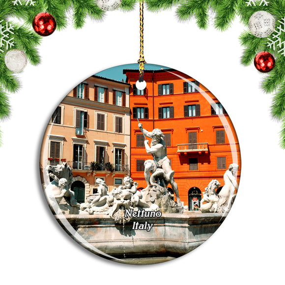 Italy Nettuno Christmas Ornament