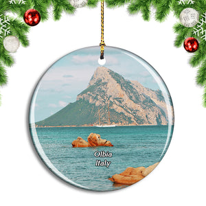 Italy Olbia Sardinia Christmas Ornament