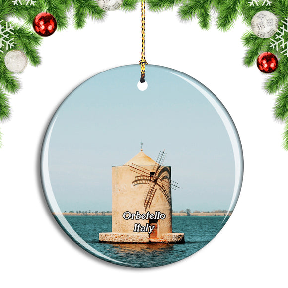 Italy Orbetello Christmas Ornament