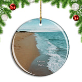 Italy Orose Spiaggia di Su Barone Christmas Ornament