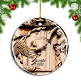 Italy Orvieto Church Bas Relief Christmas Ornament