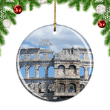 Croatia The Arena in Pula Christmas Ornament