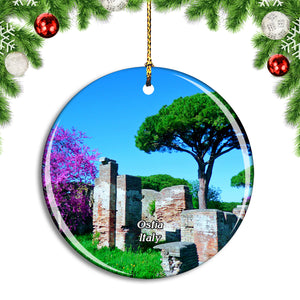 Italy Ostia Antica Christmas Ornament