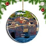 Italy Ostia Christmas Ornament