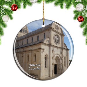 Croatia The Cathedral of St James in Sibenik Christmas Ornament