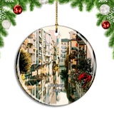 Italy Padova Buildings Street Christmas Ornament