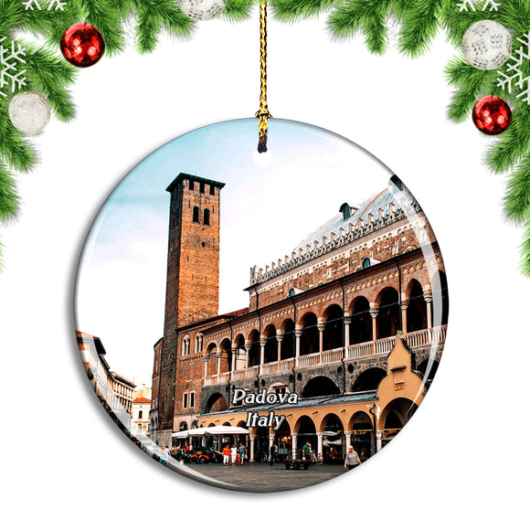 Italy Padova House Christmas Ornament