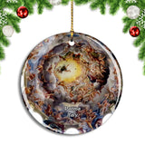 Italy Parma Cathedral Dome Christmas Ornament