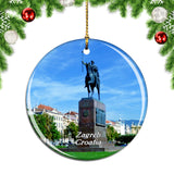 Croatia Zagreb Christmas Ornament