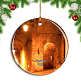 Italy Perugia Fortress Vault Dungeon Christmas Ornament