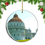 Italy Pisa Baptistery Christmas Ornament