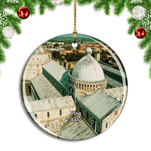 Italy Pisa Baptistery Tuscany Christmas Ornament