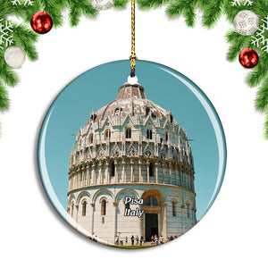 Italy Pisa Baptistery Christmas Ornament